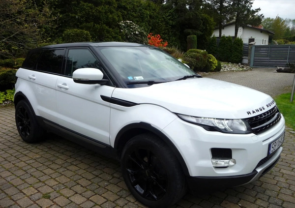 Land Rover Range Rover Evoque cena 59900 przebieg: 273000, rok produkcji 2012 z Ząbkowice Śląskie małe 631
